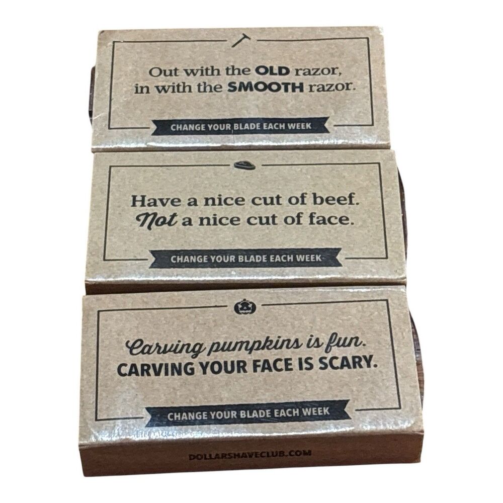 NEW Dollar Shave Club Humble Twin Razor Blades Lot Of 11